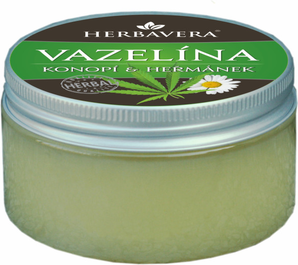 HERBAVERA Vazelína Konopná s heřmánkem 100ml