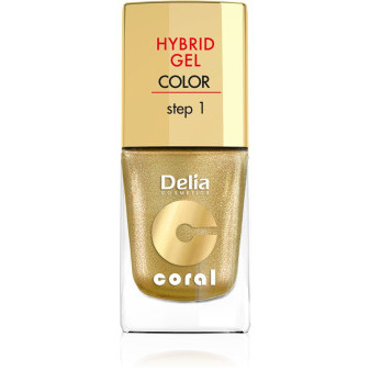 Delia Cosmetic Lak Hybrid gel 11ml 28 Zlatý