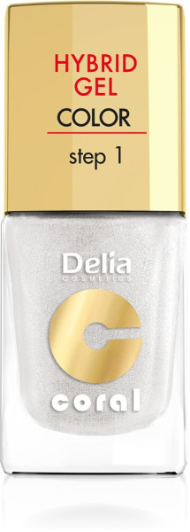 Delia Cosmetic Lak Hybrid gel 11ml 32 Bílý perleť