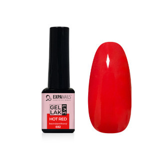 Expa Nails Gel lak 3v1 5ml Hot red