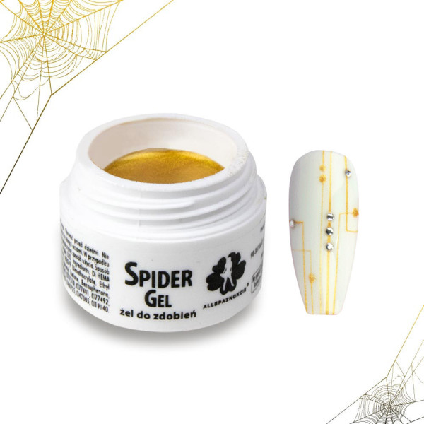Allepaznokcie Gel Spider UV/LED 3ml Gold