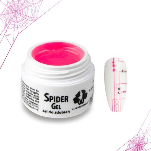 Allepaznokcie Gel Spider UV/LED 3ml Neon pink
