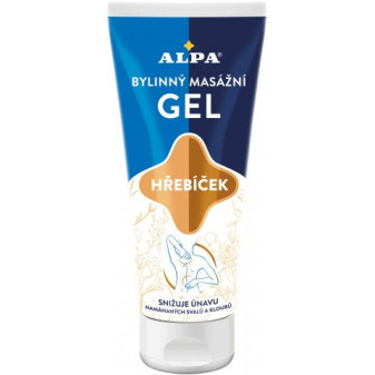 Alpa Gel bylinný masažní Hřebíček 100ml