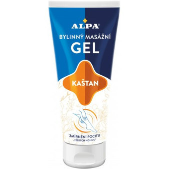 Alpa Gel bylinný masážní Kaštan 100ml
