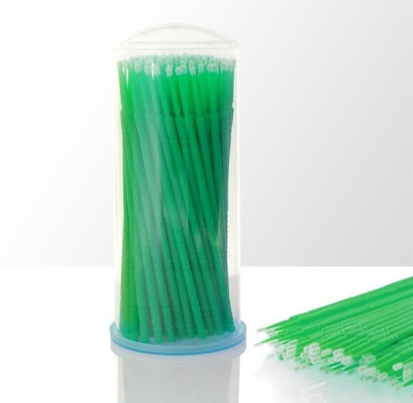 Aplikační štěteček micro Zelený 2mm