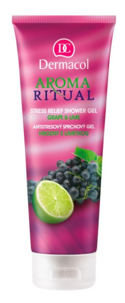 Dermacol Sprchový gel antistresový Hrozno a limetka 250ml