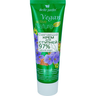 Belle Jardin Krém na nohy Vegan active Nature Lněná semínka a D-panthenol 85ml