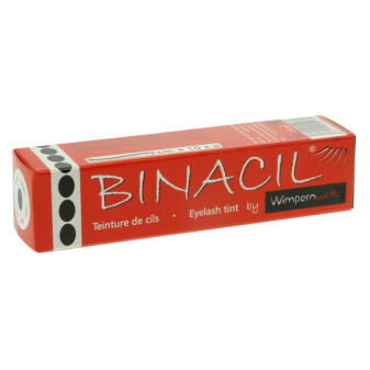 BINACIL Barva na řasy a obočí 15g Světle černá grafitová