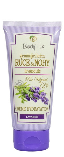 Body Tip Krém na ruce a nohy s levandulovým olejem 100ml