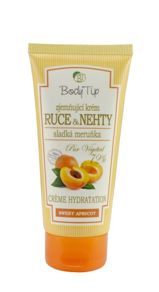 Body Tip Krém na ruce a nehty s meruňkovým olejem 100ml