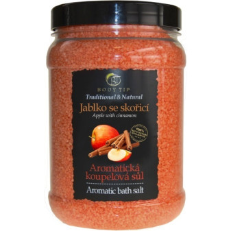 Body Tip Sůl koupelová aromatická Jablko se skořicí 1500g