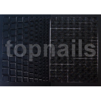Obtisky Topnails Černé čtverce