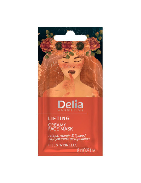 Delia Cosmetic  Maska pleťová Lifting krémová 8ml