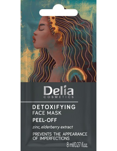 Delia Cosmetic  Maska pleťová Detox Peel off 8ml