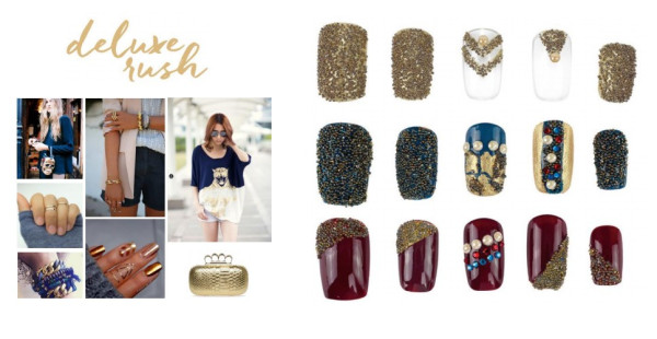 Sada Swarovski Crystals Deluxe Rush zlatá