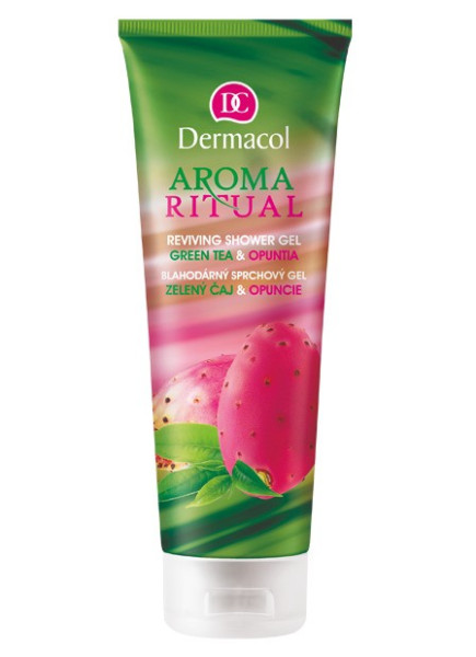 Dermacol Sprchový gel Zelený čaj a Opuncie 250ml