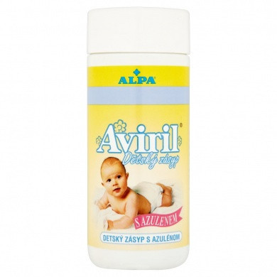 Alpa AVIRIL Zásyp dětský s azulenem 100g
