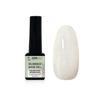 Expa Nails Rubber base gel Milkshake Sparkling 5ml