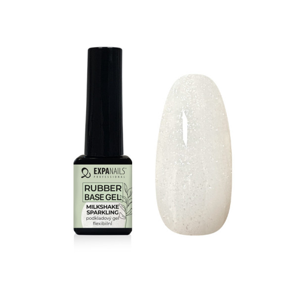 Expa Nails Rubber base gel Milkshake Sparkling 5ml
