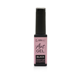 Expa Nails Art gel 001- Black 6ml zdobička