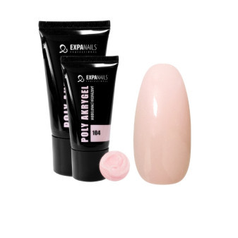 Expa Nails Poly Akrygel v tubě  Růžovo -Tělová nude č.104 30g