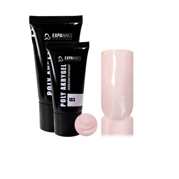 Expa Nails Poly Akrygel v tubě Mléčná růžová č.103 30g