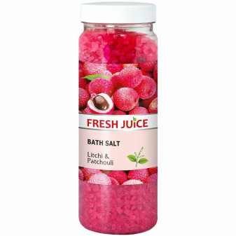 Fresh Juice Sůl koupelová Litchi a patchouli 700g