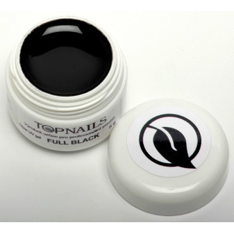 Topnails UV Gel barevný Full 5g Black