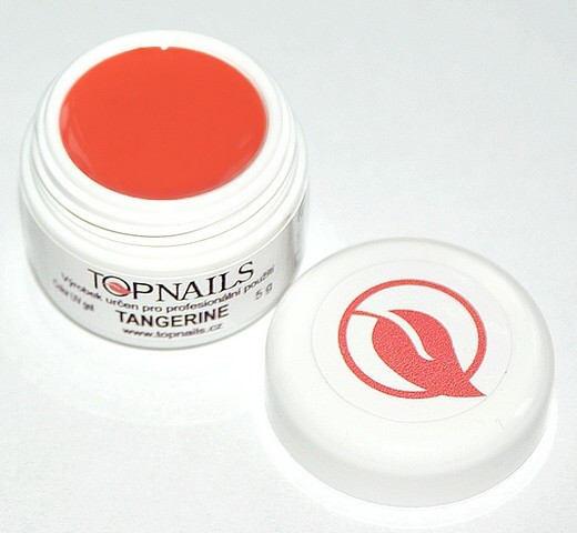 Topnails UV Gel barevný Full 5g Tangerine