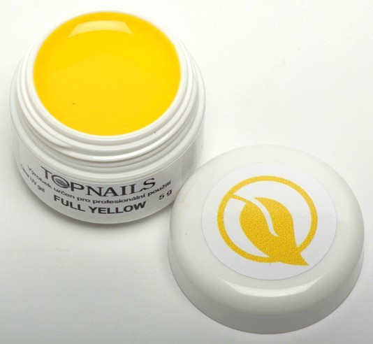 Topnails UV Gel barevný Full 5g Yellow