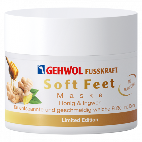 Gehwol Fusskraft Soft Feet Maske med a zázvor 50 ml