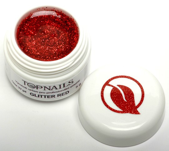 Topnails UV Gel barevný Glitter 5g