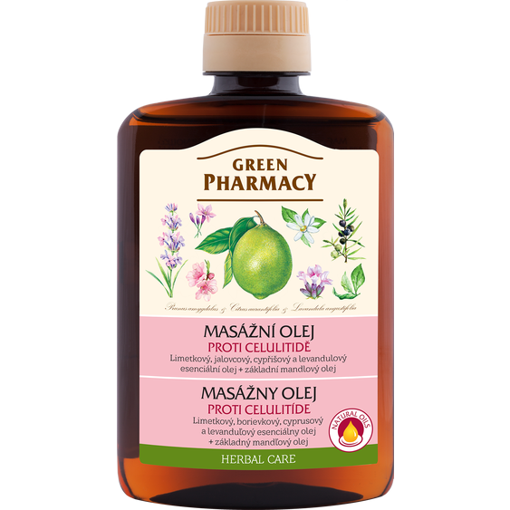 Green Pharmacy Olej masážní proti celulitidě 200ml