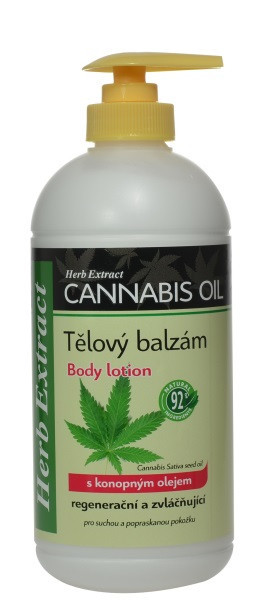 Herb Extract Balzám tělový konopný 500ml