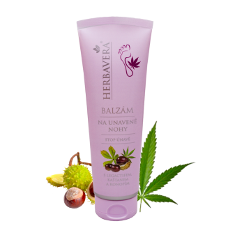 HERBAVERA Balzám na unavené nohy 120ml