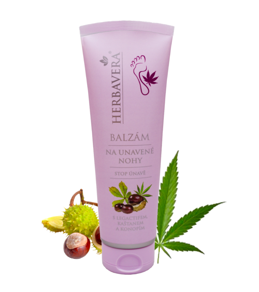 HERBAVERA Balzám na unavené nohy 120ml