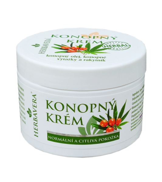 HERBAVERA Krém konopný pleťový 150ml