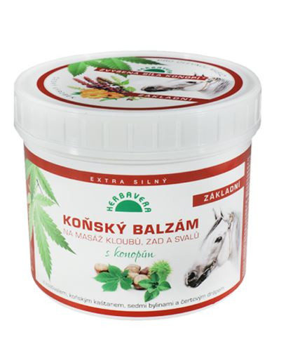 HERBAVERA Balzám Koňský s konopím 500ml