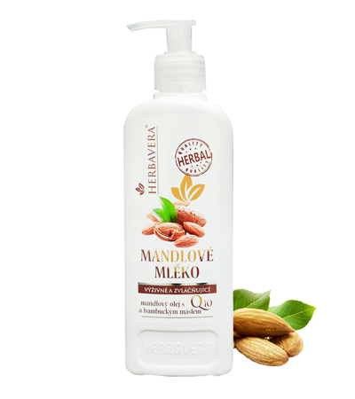 HERBAVERA Mléko tělové s mandlovým olejem 400ml