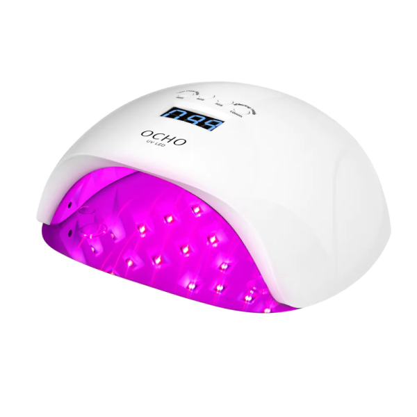 Lampa na nehty OCHO nails X13 Plus s červeným světlem UV/LED 65W X13 Bílá