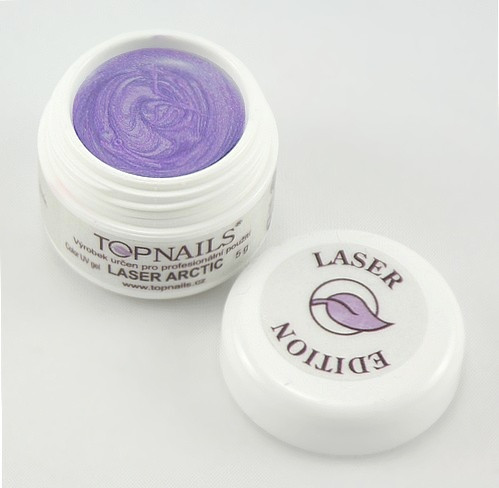 Topnails UV Gel barevný Laser 5g Artic
