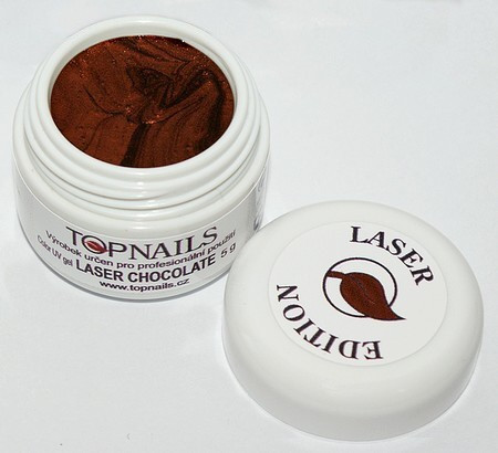 Topnails UV Gel barevný Laser 5g Chocolate