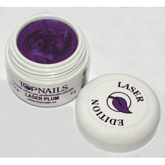 Topnails UV Gel barevný Laser 5g Plum