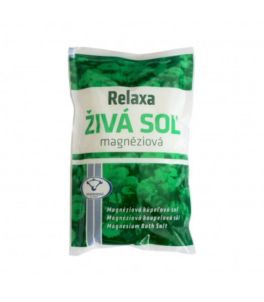 Relaxa Živá sůl magnéziová koupelová 500g