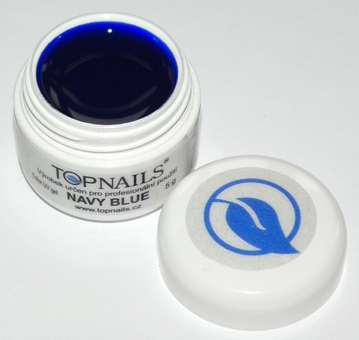Topnails UV Gel barevný Full 5g Navy blue