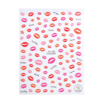 Obtisky samolepící Lips CA-568