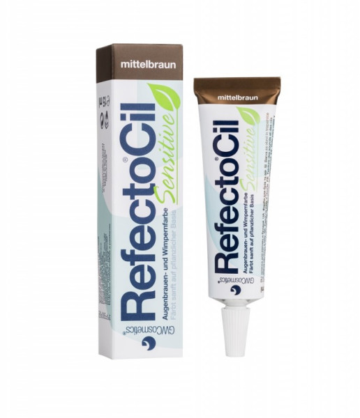 RefectoCil Sensitive Barva na řasy Středně hnědá 15ml