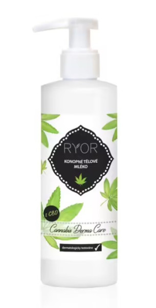 Ryor Mléko Konopné tělové 200ml