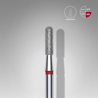 Staleks Fréza diamantová válec červená 8mm