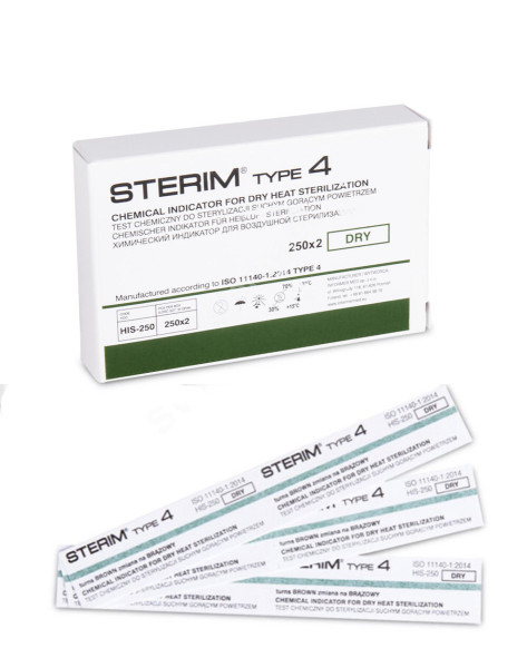 Test chemický STERIM do sterilizátoru HV multiparam. SPS, typ 4, proužkový 50ks